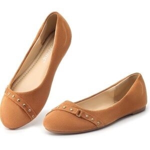 NWT MUSSHOE Round Toe Comfortable Slip On Women Flats